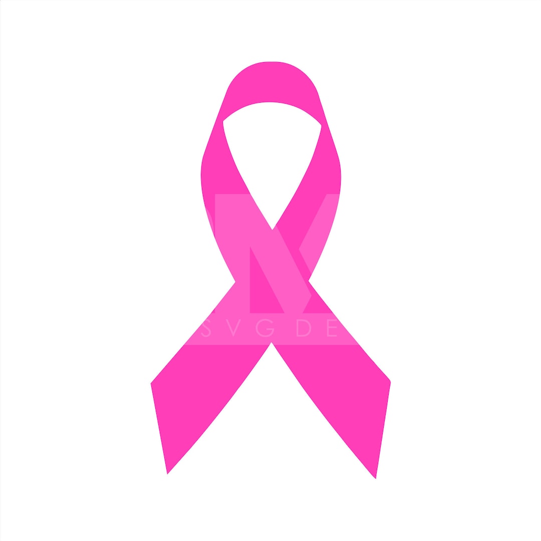 Cancer Ribbon Svg, Cancer Svg, Breast Cancer Ribbon Svg, Breast Cancer