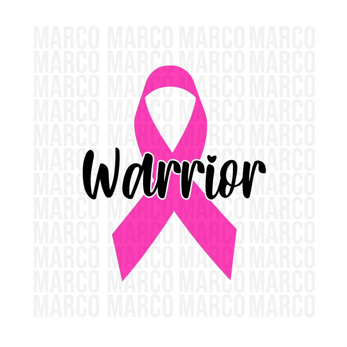 Warrior Breast Cancer Ribbon SVG Breast Cancer Svg Cancer | Etsy