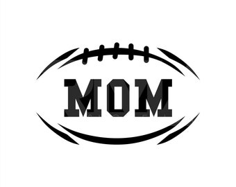 Fútbol Mamá SVG Cortar Archivo, Fútbol Americano, Fútbol, Fútbol Personalizado, Fútbol PNG, Descargar Fútbol Archivo, Descarga Instantánea, Cricut