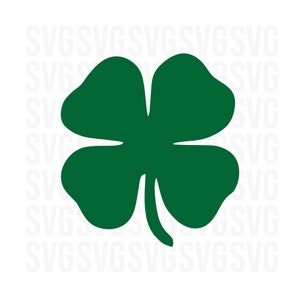 Clover Svg, 4 Leaf Clover Svg, Irish Clover Svg, St. Patricks day Svg, Lucky Svg, Dxf, Png