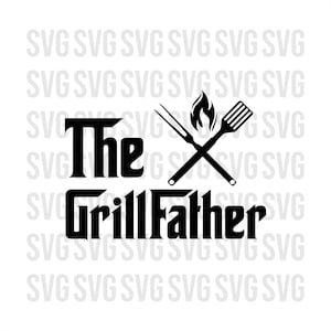 Der GrillMaster svg, Papa svg, Vatertag svg, Geschenke für ihn svg, Bbq svg, der Gott-Vater svg, lustige svg, Grill-Ikonen svg, Feuer svg