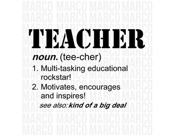 Lehrer Definition Svg Lehrer Svg für Cricut Unterricht Svg Lehrer Geschenk Svg Zurück zur Schule Svg für Silhouette Ich bin ein Lehrer Png Schüler Svg