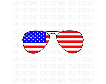Usa Aviators Svg - Etsy