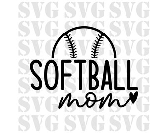 Softball Mom svg, Softball Svg, Softball png, Digital Download, Digital File, Sublimation, Dtf, Svg for Cricut