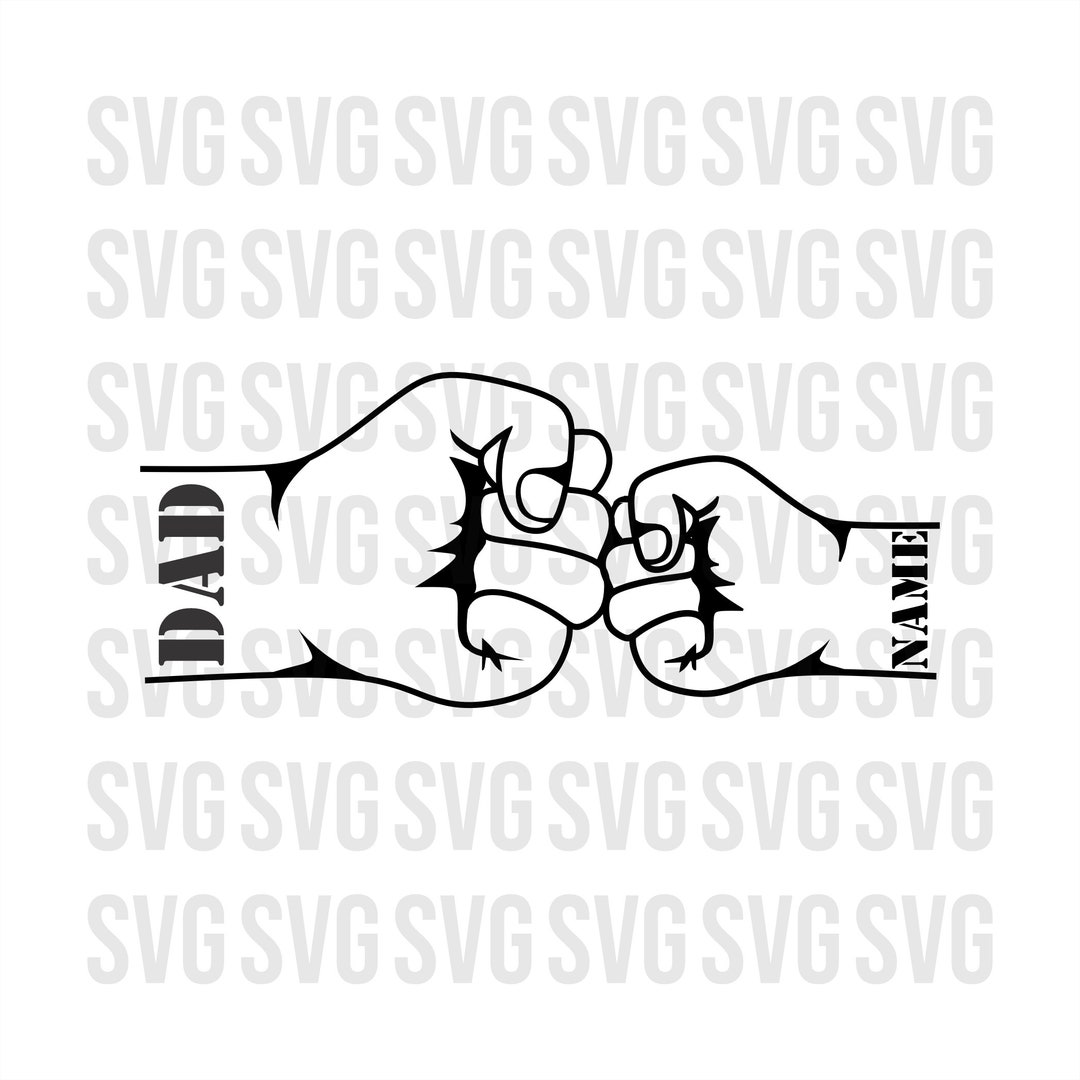 Fist Bump Svg, Fathers Day Svg, Boy Dad , Girl Dad, Svg, Png, Cute Svg