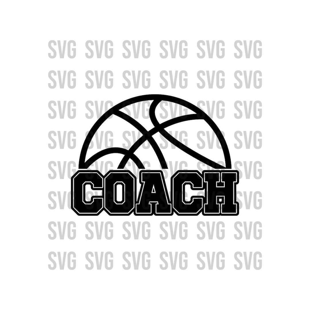 Basketball Svg, Coach Svg, Basketball Coach Svg, Png, Half Basketball
