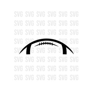 Half Football Svg, Custom Half Football Svg, Football Svg, American Football Svg, Dxf, Png, Custom cut file