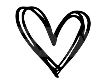 Hand Drawn Heart Svg Etsy Hand Drawn Heart Svg Etsy