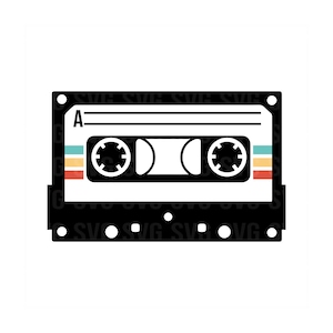 Musique rétro Svg, Cassette Svg, Cassette rétro Svg, Funny Svg, Sublimation Svg, Fichier coupé Svg, Svg pour Cricut, Fichier de téléchargement numérique