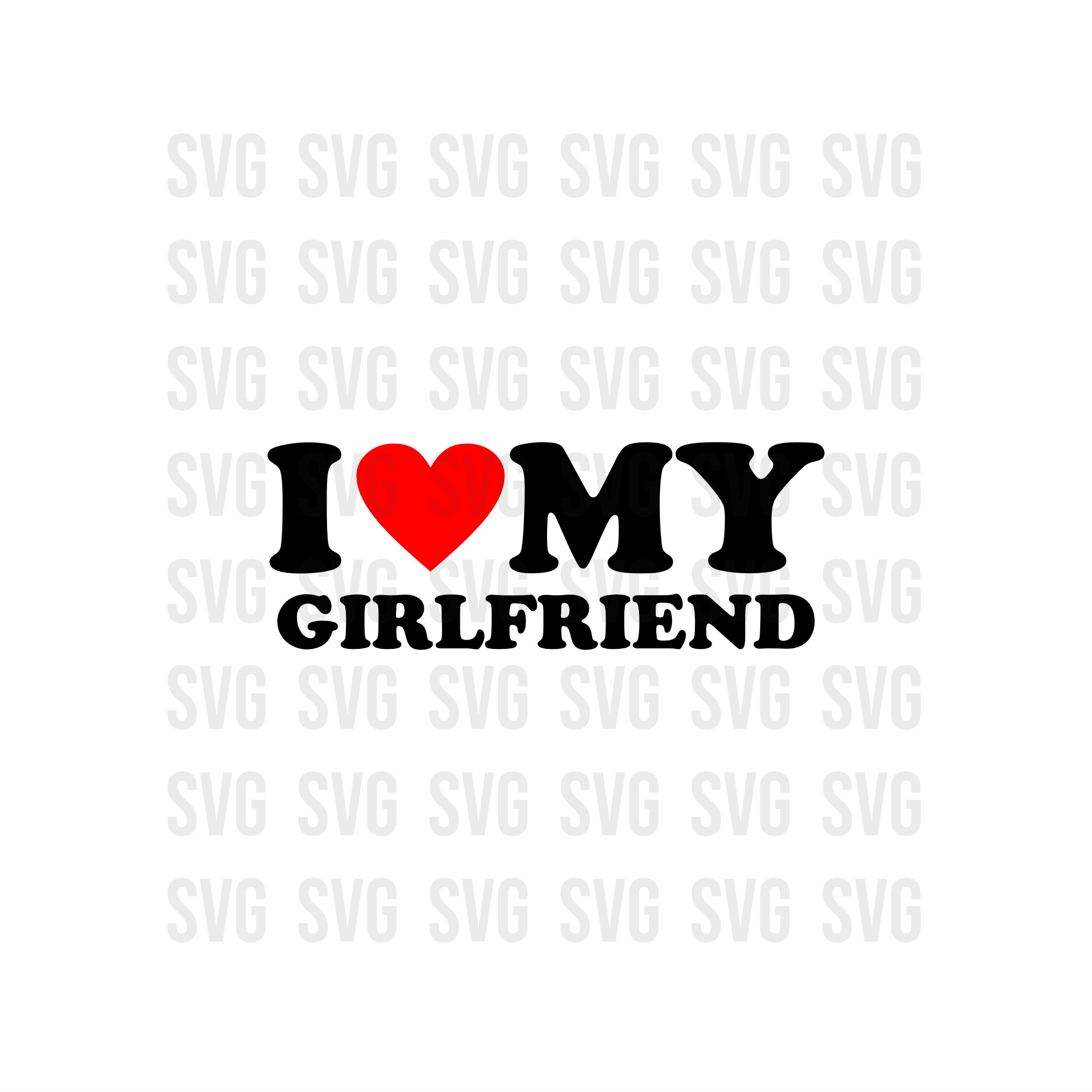 I Love My Boyfriend Pink Heart Svg Graphic by ElementDesignAndArt