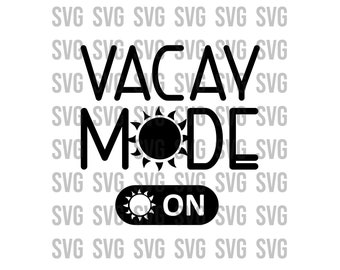 Vacaciones svg, Vacaciones familiares svg, modo vacay en svg, Sun Svg, Spring Break Svg, Png, Sublimación, Archivo de descarga digital, Svg para Cricut