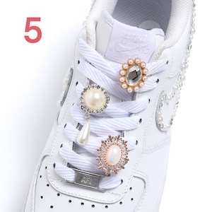 Kristall-Schuh-Tags, Diamant-Pin, Schuh-Dekoration-Pakete Bild 6