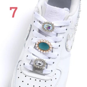 Kristall-Schuh-Tags, Diamant-Pin, Schuh-Dekoration-Pakete Bild 8