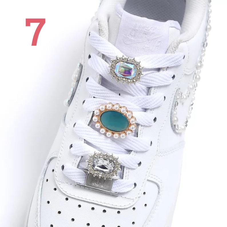 Kristall-Schuh-Tags, Diamant-Pin, Schuh-Dekoration-Pakete Bild 8