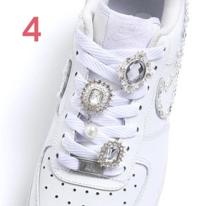 Kristall-Schuh-Tags, Diamant-Pin, Schuh-Dekoration-Pakete Bild 5
