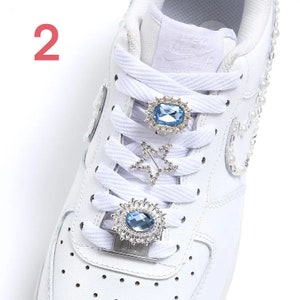 Kristall-Schuh-Tags, Diamant-Pin, Schuh-Dekoration-Pakete Bild 3