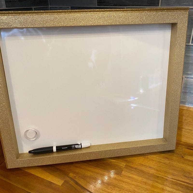 Glitter Dry Erase Board - Etsy