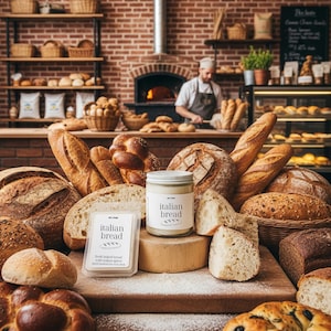 italian bread | fresh baked bread with italian spices | soy candle
