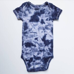 Denim Tie-dye Baby Bodysuit