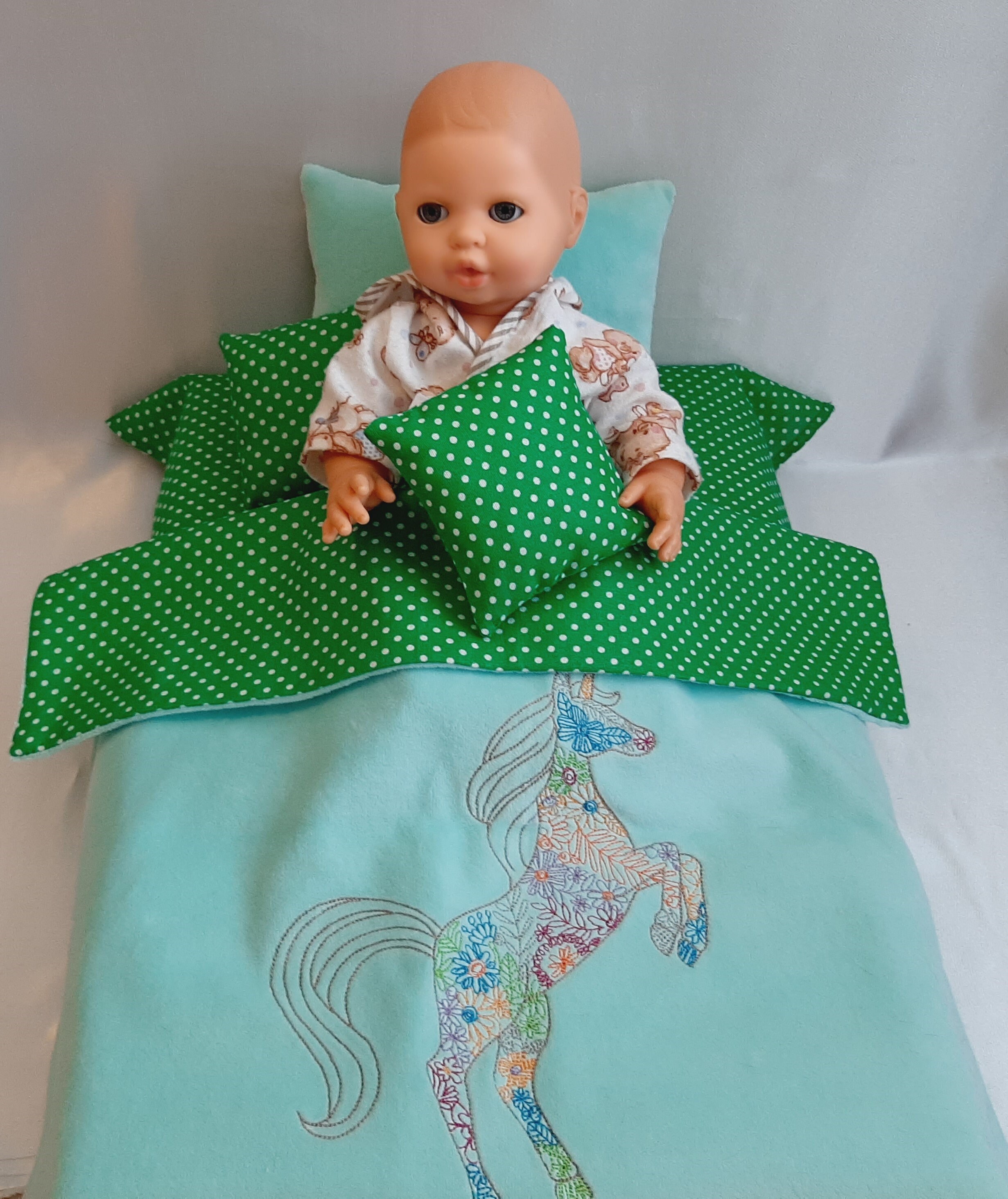 Bedding for 18 doll. Bedding set for 18 inches doll. Bed Etsy