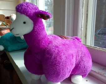 Authenitc Bolivian Llama Dolls/pillow with Andean detailed textile-Nursing Pillow-Girl's/Boy's Plush