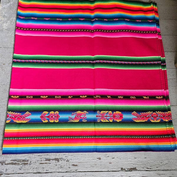 Bolivianischer Aguayo "Paceño", dick gewebtes Textil für das Babytragen, indigene Kunst