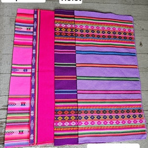 May include: Four fabric swatches in different shades of pink and purple. The swatches are labeled "bubblegum pink", "hot pink", "violet", and "lavender".