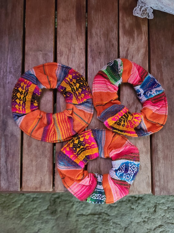 Aguayo Scrunchies/Hair Ties/ Boho Chic