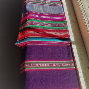 Bolivian Aguayo "Pacheco", thick woven textile intended for baby carrying, Indigenous art image 5