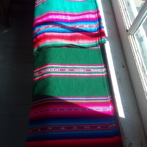 Bolivian Aguayo "Pacheco", thick woven textile intended for baby carrying, Indigenous art image 4