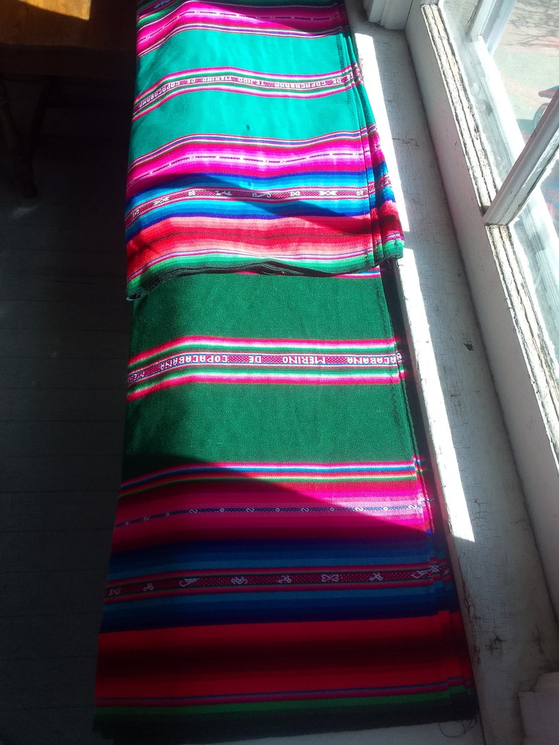 Bolivian Aguayo "Pacheco", thick woven textile intended for baby carrying, Indigenous art image 4