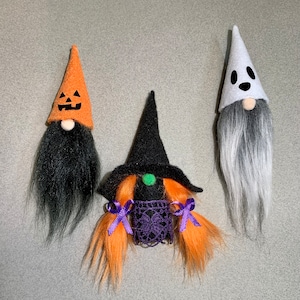 Beads with Bead Pen Kit - Spooky Pumpkin Patch Ghost Gnome with