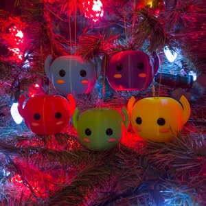 The Original Stardew Valley Inspired Junimo Ornament - 3D Printed Christmas Tree Decor