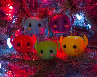 El adorno original de Junimo inspirado en Stardew Valley - Decoración del árbol de Navidad impreso en 3D