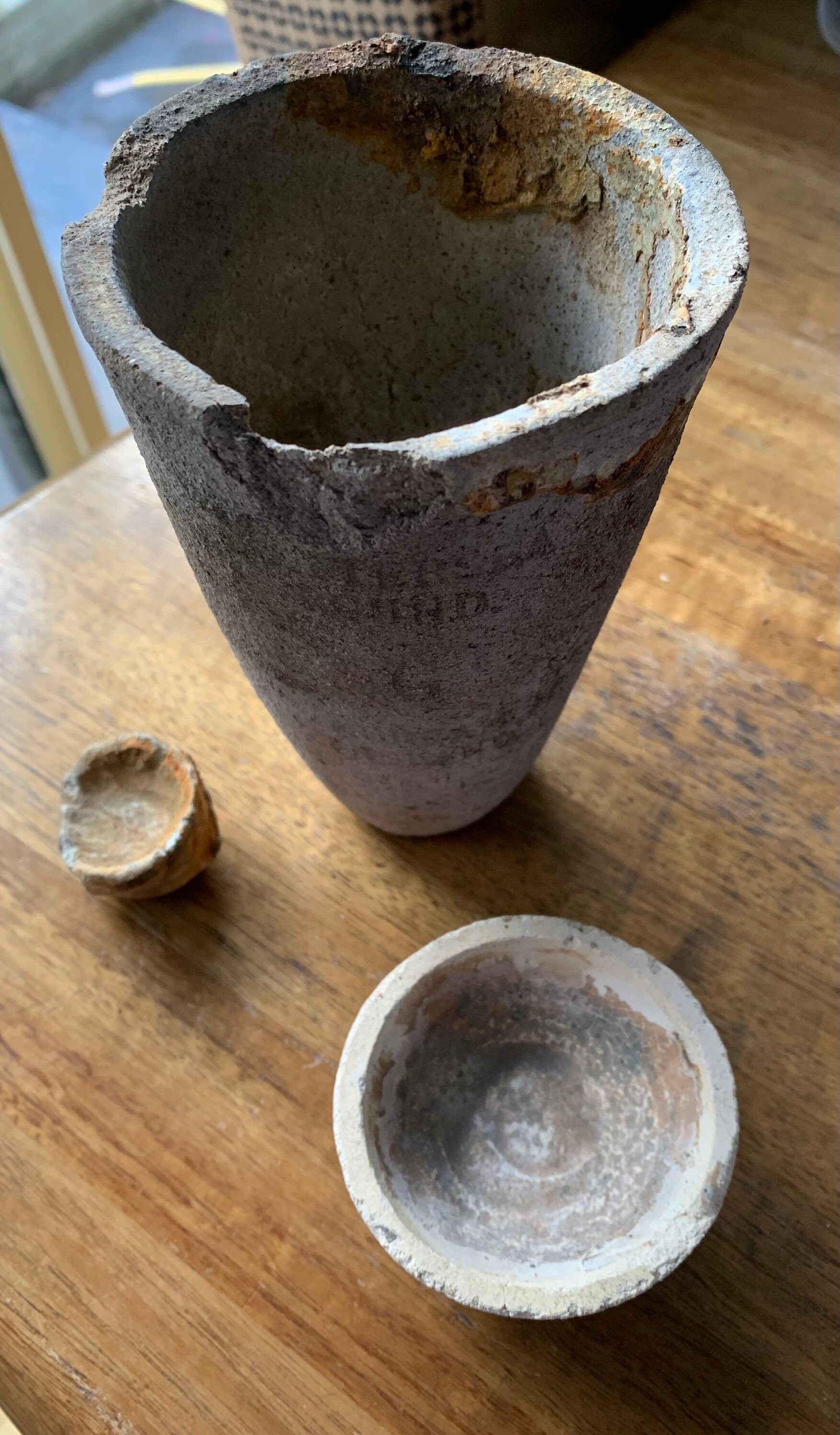 Antique Crucibles Found Old Mining Site West Coast of Tasmania Etsy Australia