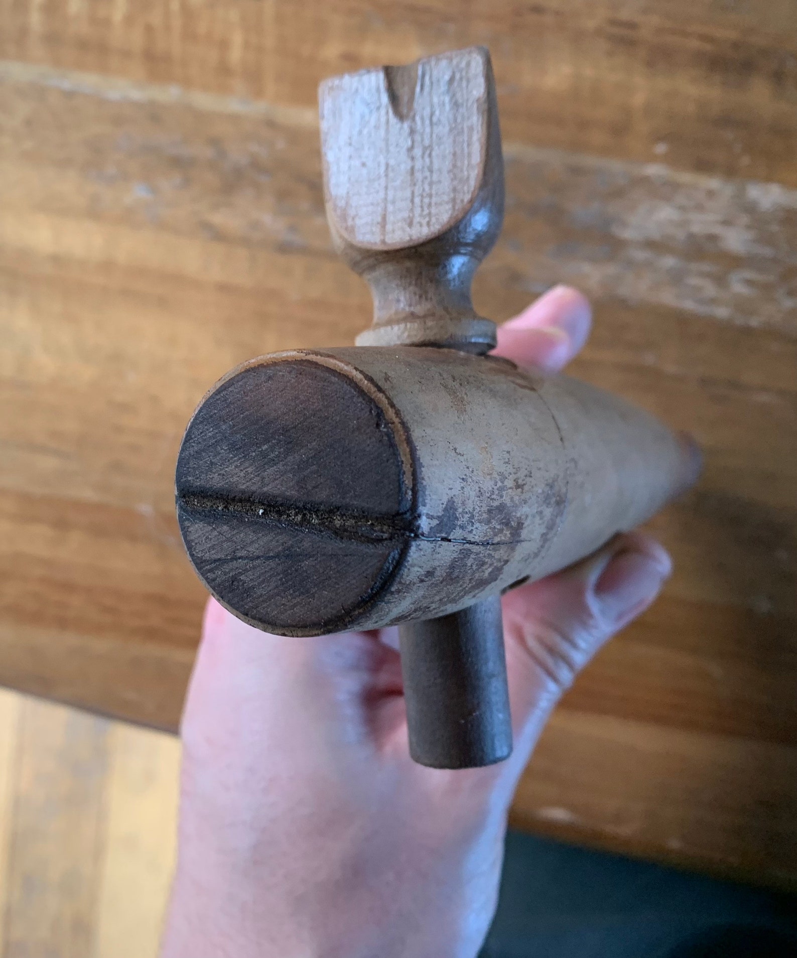 Large Antique Victorian Era Wooden Beer Barrel Tap Etsy