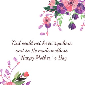Printable Wall Art, Mothers Day Quotes From Daughter, Inspirational ...