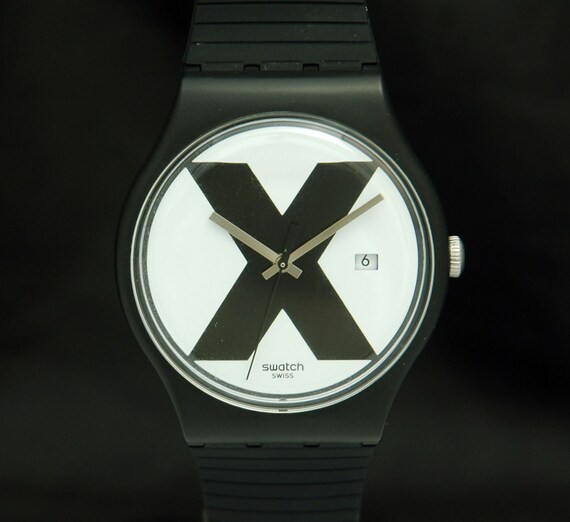 SWATCH WATCH XX-Rated Wristwatch New Battery 41mm… - image 1