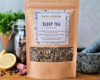 Sleep Tea Herbal Blend | Insomnia | Broken Sleep | Sleepy Time | FREE P&P
