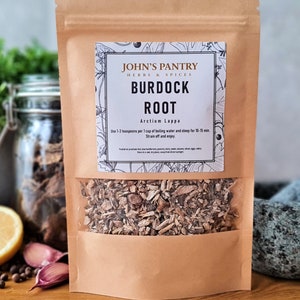 Burdock Root Dried Herb (Arctium lappa) Łopian korzen , 30g - 500g