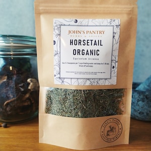 ORGANIC Horsetail herb tea (Equisetum Arvense) Free P&P, 30-100g