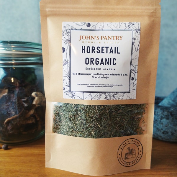 ORGANIC Horsetail herb tea (Equisetum Arvense) Free P&P, 30-100g