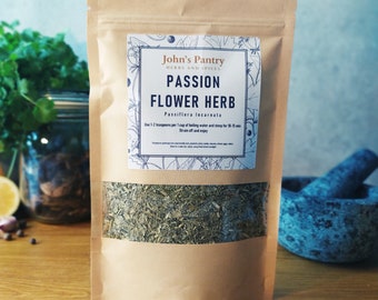 Passion Flower Dried Herb (Passiflora incarnata) High Quality 50g - 200g