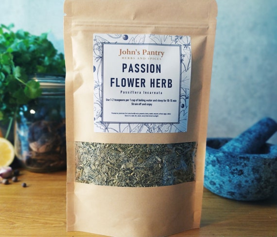 Passion Flower Dried Herb (Passiflora incarnata) High Quality 50g - 200g