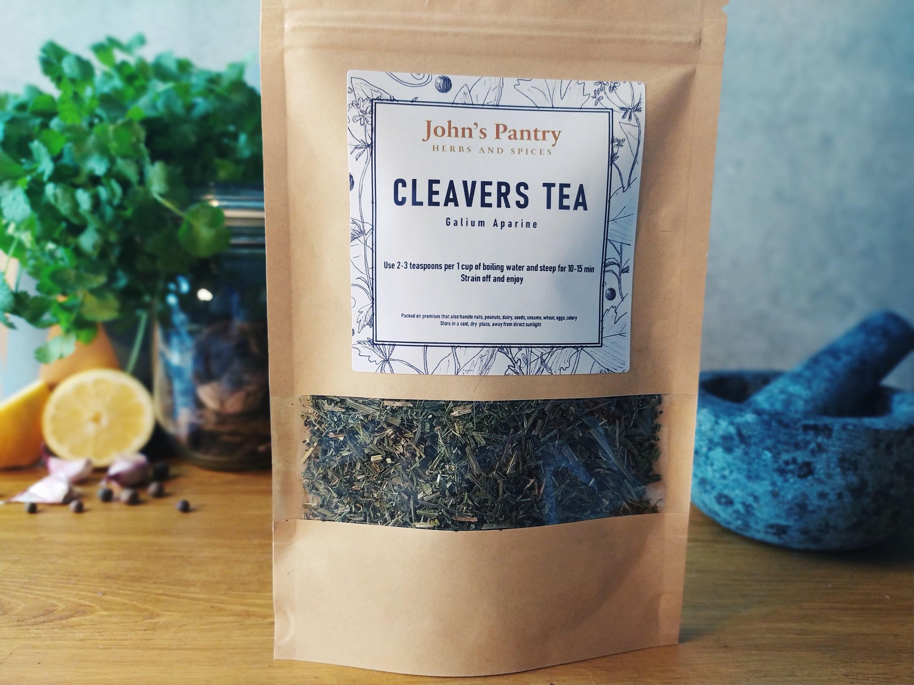Cleavers Dried Herb Tea galium Aparine Clivers Goosegrass Etsy UK
