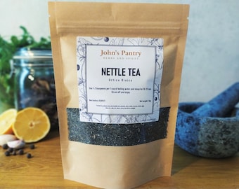 Stinging Nettle Leaf herb tea (Urtica Dioica) HIGH QUALITY, 50g, 100g, 250g