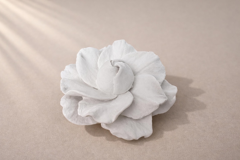 Silicone mold flowers, silicone mold garden, silicone mold summer, casting mold flower, casting mold plaster, plaster mold, realistic flower mold, 3D flowers Blume B: Rose