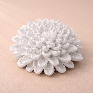 Silicone mold flowers, silicone mold garden, silicone mold summer, casting mold flower, casting mold plaster, plaster mold, realistic flower mold, 3D flowers Blume A: Aster