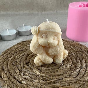 Stampo In Silicio Per Candele A Forma Di Gatto E Cane – Sagome Unite A Cuore, Per Gesso, Sapone E Resina, Flessibile E Facile Da Sformare, Fai Da Te Creativo