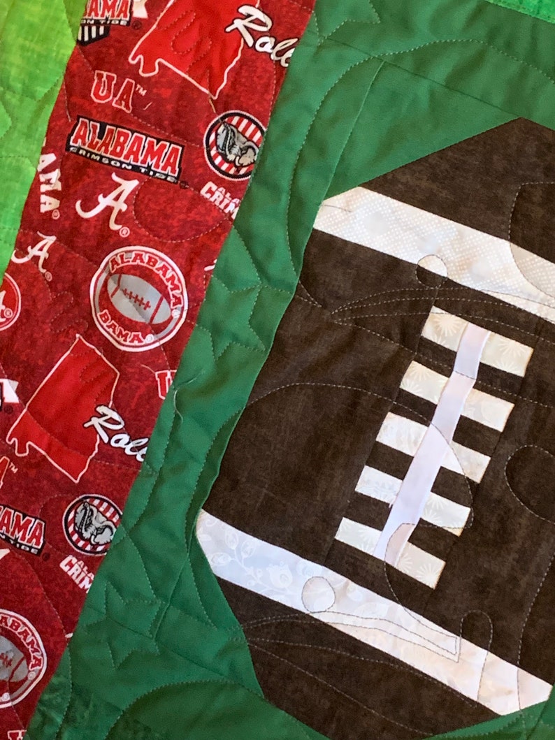 ROLL TIDE Alabama Football Quilt Etsy